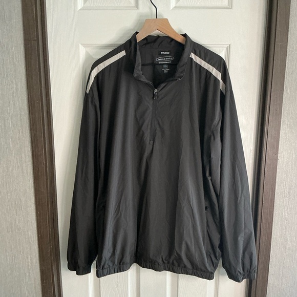 Pebble Beach Black Windbreaker Jacket Size XXL - Picture 1 of 9